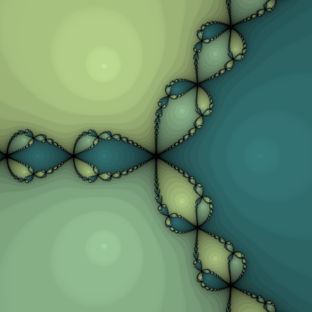 Bild eines Newton Fraktals
